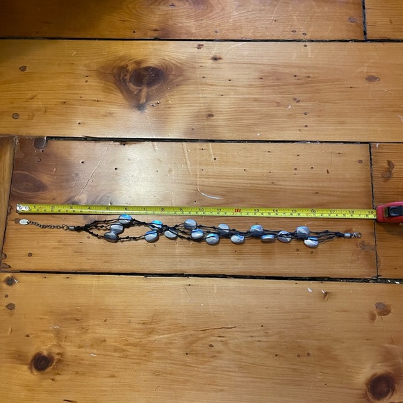 Silver beaded necklace - Picture 6 of 6